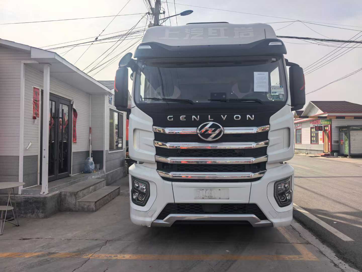 紅巖杰獅電車二手牽引車